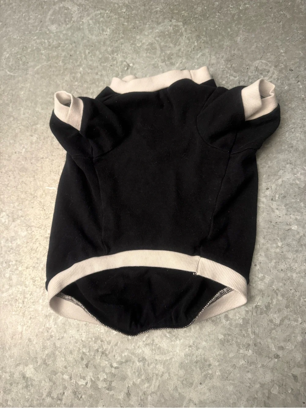 Halloween Skeleton Dog Sweatshirt Black Cotton Pet Costume Small